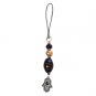 Cellphone Pendant with Beaded Hamsa Pendant