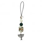 Cellphone Pendant with Hanukkah Menorah