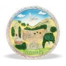 Multicolor Ceramic Jerusalem Dove Plate