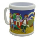 Multicolor Rubber Mug with dancing Hassidim