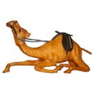 10 cm. Brown Plastic Kneeling Camel