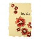 14x9cm Magnetic “Mazel Tov” Card with Flowers and Hebrew Text