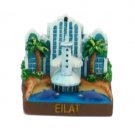 5x5 cm miniature of the city of Eilat in ceramic