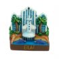5x5 cm miniature of the city of Eilat in ceramic