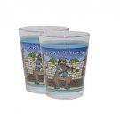 Pair of Shot Glasses with Klezmer