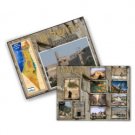 Plastic Placemat with Jerusalem and Map of Israel