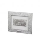 Hazorfim Black Sterling silver and Aluminum Picture Frame with Old City Drawing