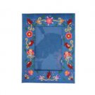 Picture Frame by Yair Emanuel with Pomegranates and Flowers in Raw Silk