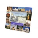 14x10 Centimeter Picture Frame with Russian Captions and Scenes of Jerusalem