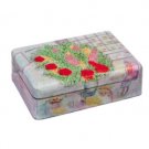 Yair Emanuel Medium Wooden Jewelry Box With Flowers