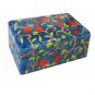 Yair Emanuel Small Wooden Jewelry Box With Pomegranates
