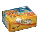 Yair Emanuel Small Wooden Jewelry Box With Noah’s Ark