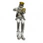 Hassid Playing Fiddle Figurine in Polyresin and Cloth