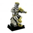 14cm Silver Plated Figurine Playing Fiddle on Rooftop