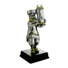 12 cm. Silver Polyresin Hassid figurine with a Sefer Torah