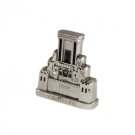 Two Sided Silver-Plated Jerusalem Figurine