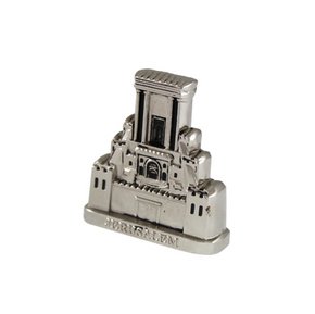 Two Sided Silver-Plated Jerusalem Figurine