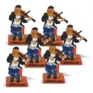 6.5 cm. Multicolor Polyresin Fiddler on the Roof Figurine Collection