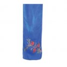 Yair Emanuel Royal Blue Scarf With Pomegranates