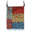 Applique Embroidered Handbag by Yair Emanuel with Flower Design