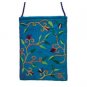 Embroidered Yair Emanuel Turquoise Bag with Flowers