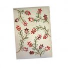 Yair Emanuel Notebook with a Hard Cover Embroidered with Pomegranates