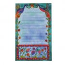 Magnetic Notepad with Peacocks by Yair Emanuel