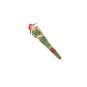 Carved Wooden Pen with Israeli Paratrooper Holding Flag