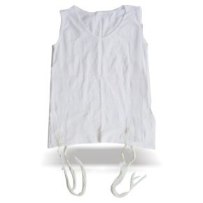 Size 6 White Tzitzit Set with Pre-tied Ashkenaz Strings