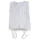 Size Extra Extra Large White Tzitzit with Snap Closure and Strings
