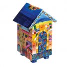 Yair Emanuel House Tzedakah Box With Jerusalem Depictions