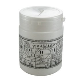 10 cm Plastic silver Tzedakah Box