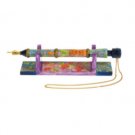 Yair Emanuel Hand-Painted Wood Torah Pointer (Yad) with Seven Species Design