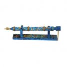 Yair Emanuel Hand-Painted Wood Torah Pointer (Yad) with Middle-Eastern Design