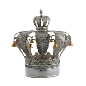 Hazorfim Torah Crown with Leaf Design