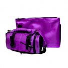 Purple Insulated Tefillin Case with Tallit Bag