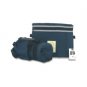 Dark Blue 25cm Hiker’s Nylon and Plastic Tefillin Case with Tallit Bag