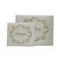 Embroidered Tefillin Set in Gold and Black