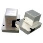 34cm Silver Plastic and Velvet Tefillin Boxes with Jerusalem and Hebrew Labels