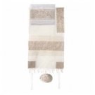Yair Emanuel Matriarchs In Silver Cotton Embroidered Tallit
