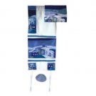 Yair Emanuel Tallit Set – Jerusalem and Western Wall in Blue