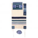 Yair Emanuel Tallit Set – Blue Stripes