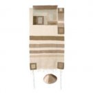 Yair Emanuel Tallit Set – Gold Stripes