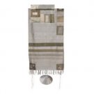 Yair Emanuel Tallit Set – Grey Stripes