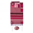 Yair Emanuel Tallit Set – Maroon Stripes