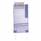 Yair Emanuel Tallit Set of Blue Patterns