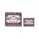 Yair Emanuel Tallit Bag Set of Embroidered Gateways