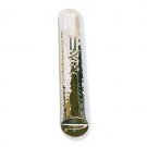 Sterling Silver Mezuzah in Hammered Design (Long)