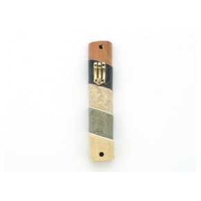 Layered Marble Mezuzah