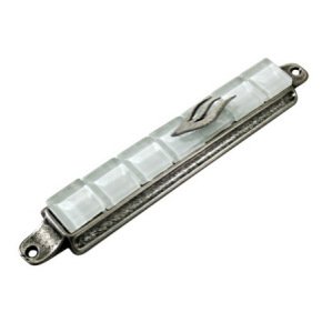 Mezuzah with White Stones
